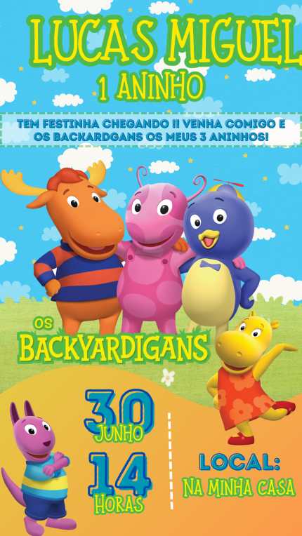 Convite Digital Os Backardangs