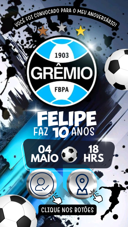 Convite Interativo Grêmio
