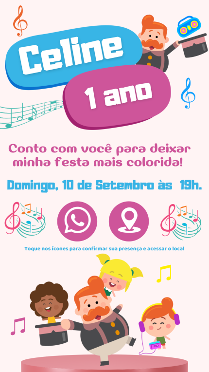 Convite Interativo Mundo Bita